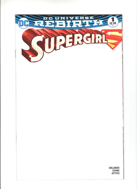 Supergirl, Vol. 7 #1 (Cvr C) (2016) Variant Blank  C Variant Blank  Buy & Sell Comics Online Comic Shop Toronto Canada