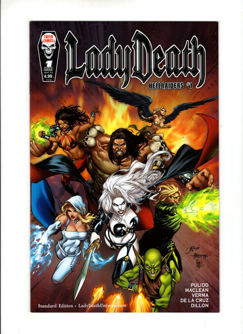 Lady Death: Hellraiders #1 (Cvr A) (2019) Standard  A Standard  Buy & Sell Comics Online Comic Shop Toronto Canada