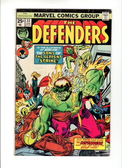 The Defenders, Vol. 1 #22 (1975)      Buy & Sell Comics Online Comic Shop Toronto Canada