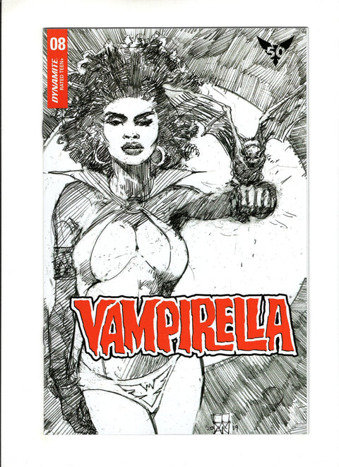 Vampirella, Vol. 6 #8 (Cvr J) (2020) 1:20 Cowan Black & White  J 1:20 Cowan Black & White  Buy & Sell Comics Online Comic Shop Toronto Canada