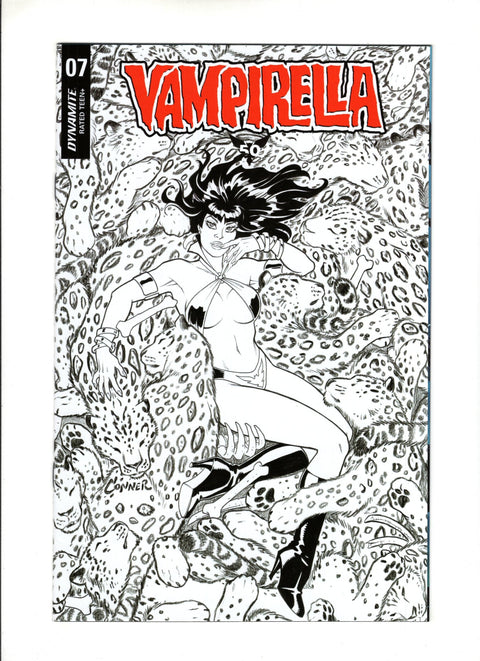 Vampirella, Vol. 6 #7 (Cvr I) (2020) 20 Copy Connner B&w Incentive  I 20 Copy Connner B&w Incentive  Buy & Sell Comics Online Comic Shop Toronto Canada