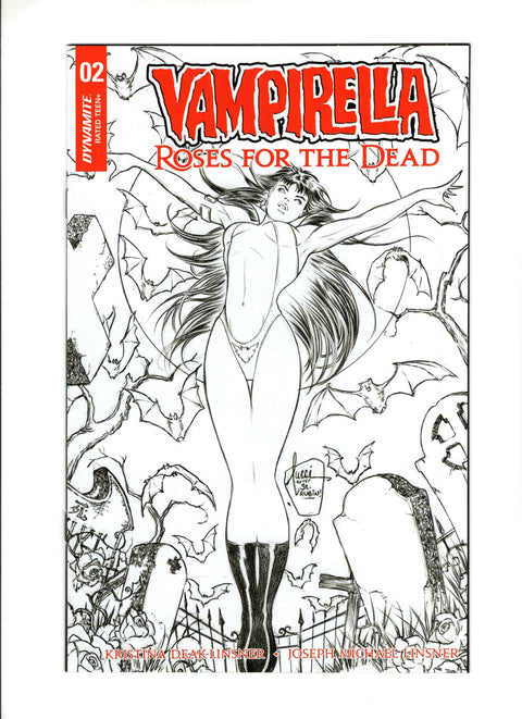 Vampirella: Roses For The Dead #2 (Cvr C) (2018) 10 Copy Incentive Tucci B&w  C 10 Copy Incentive Tucci B&w  Buy & Sell Comics Online Comic Shop Toronto Canada