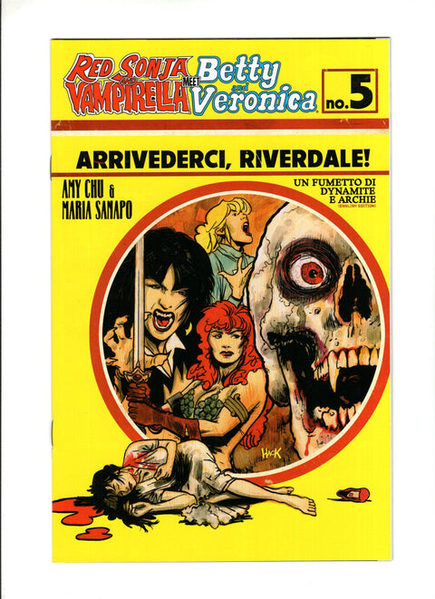 Red Sonja and Vampirella Meet Betty and Veronica #5 (Cvr B) (2019) Variant Robert Hack  B Variant Robert Hack  Buy & Sell Comics Online Comic Shop Toronto Canada