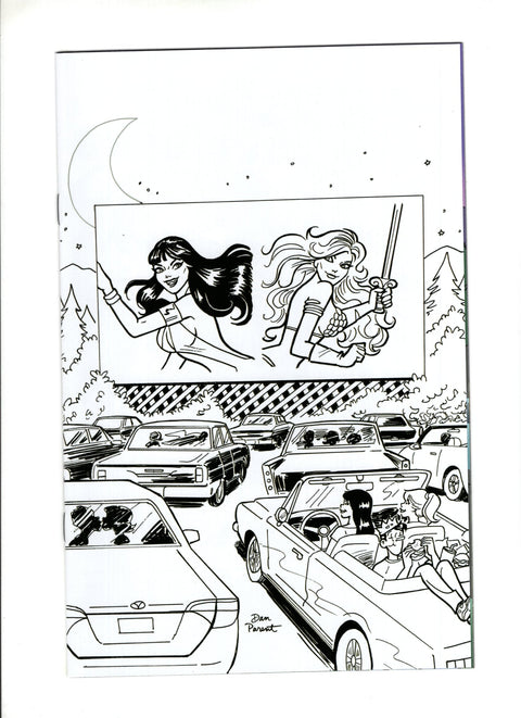 Red Sonja and Vampirella Meet Betty and Veronica #9 (Cvr M) (2020) 1:11 FOC Retailer Incentive B&W Virgin Art  M 1:11 FOC Retailer Incentive B&W Virgin Art  Buy & Sell Comics Online Comic Shop Toronto Canada