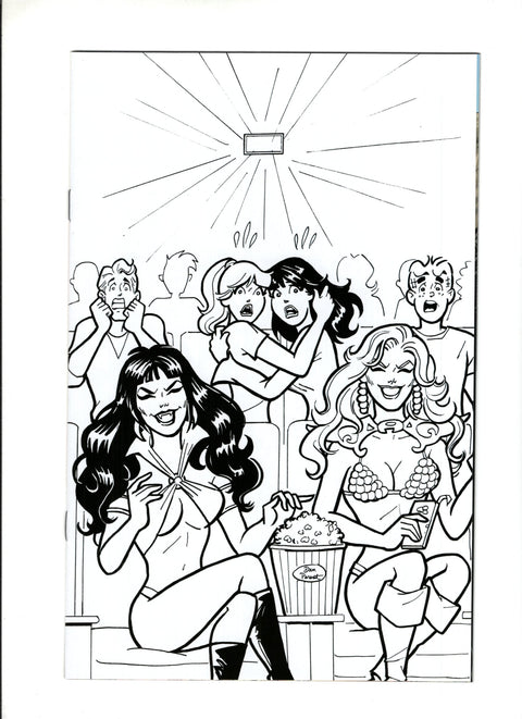 Red Sonja and Vampirella Meet Betty and Veronica #7 (Cvr R) (2019) 11 Copy Parent B&w Incentive Virgin  R 11 Copy Parent B&w Incentive Virgin  Buy & Sell Comics Online Comic Shop Toronto Canada