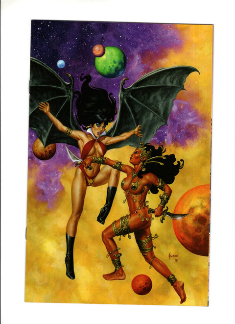 Vampirella / Dejah Thoris #3 (Cvr G) (2018) 10 Copy Jusko Virgin Incentive  G 10 Copy Jusko Virgin Incentive  Buy & Sell Comics Online Comic Shop Toronto Canada