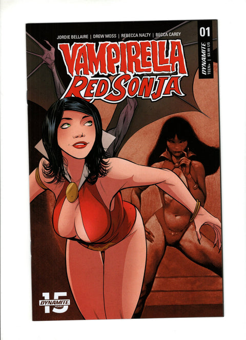 Vampirella / Red Sonja #1 (Cvr E) (2019) Variant Drew Moss Then and Now  E Variant Drew Moss Then and Now  Buy & Sell Comics Online Comic Shop Toronto Canada