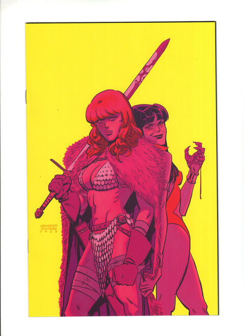 Vampirella / Red Sonja #1 (Cvr G) (2019) Incentive Leonardo Romero & Jordie Bellaire Virgin Variant  G Incentive Leonardo Romero & Jordie Bellaire Virgin Variant  Buy & Sell Comics Online Comic Shop Toronto Canada