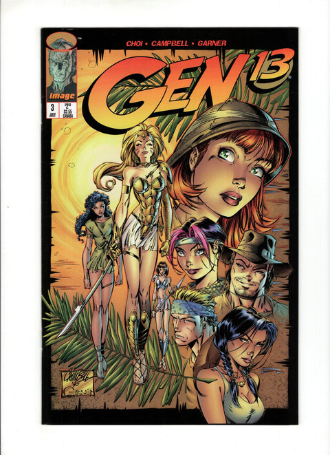 Gen 13, Vol. 2 #3 (Cvr A) (1995) J. Scott Campbell  A J. Scott Campbell  Buy & Sell Comics Online Comic Shop Toronto Canada