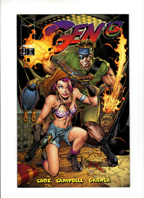 Gen 13, Vol. 2 #4 (Cvr A) (1995) J. Scott Campbell  A J. Scott Campbell  Buy & Sell Comics Online Comic Shop Toronto Canada