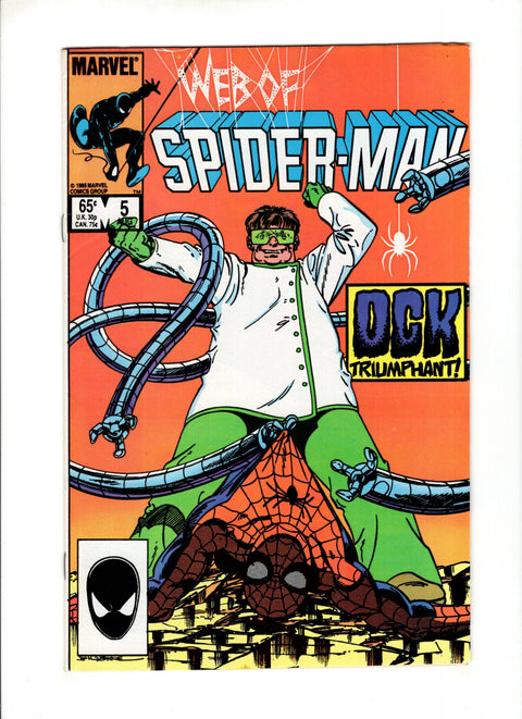 Web of Spider-Man, Vol. 1 #5 (1985)      Buy & Sell Comics Online Comic Shop Toronto Canada