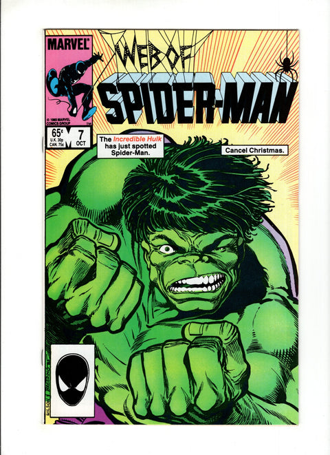 Web of Spider-Man, Vol. 1 #7 (1985)      Buy & Sell Comics Online Comic Shop Toronto Canada