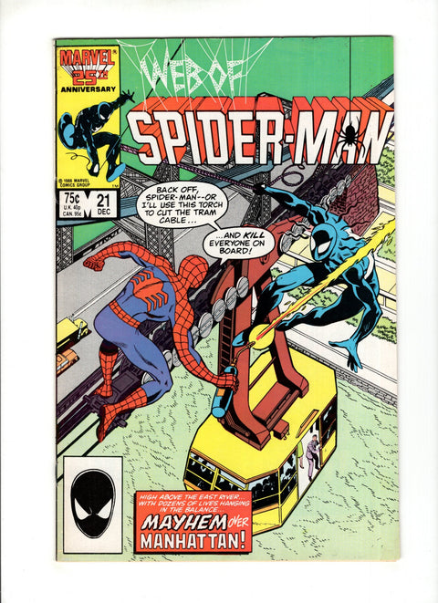 Web of Spider-Man, Vol. 1 #21 (1986)      Buy & Sell Comics Online Comic Shop Toronto Canada