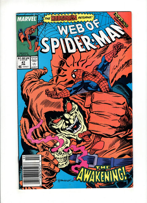 Web of Spider-Man, Vol. 1 #47 (1988)      Buy & Sell Comics Online Comic Shop Toronto Canada