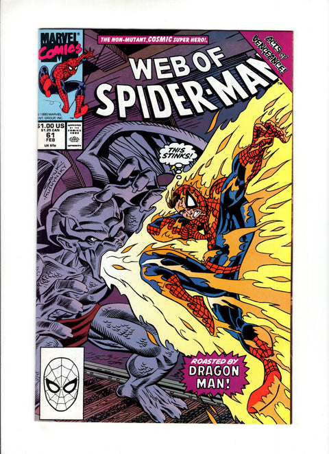 Web of Spider-Man, Vol. 1 #61 (1989)      Buy & Sell Comics Online Comic Shop Toronto Canada