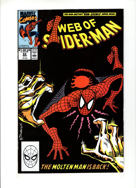 Web of Spider-Man, Vol. 1 #62 (1990)      Buy & Sell Comics Online Comic Shop Toronto Canada