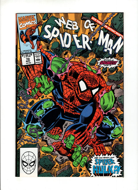 Web of Spider-Man, Vol. 1 #70 (1990)      Buy & Sell Comics Online Comic Shop Toronto Canada