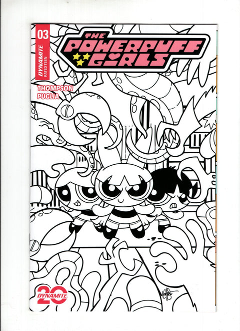 The Powerpuff Girls (Dynamite Entertainment) #3 (Cvr L) (2024) 1:7 Haeser Line Art