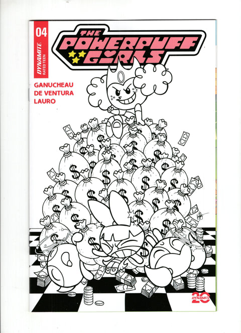 The Powerpuff Girls (Dynamite Entertainment) #4 (Cvr K) (2024) 1:7 Haeser Line Art