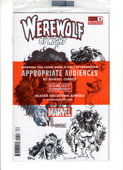 Werewolf By Night: Red Band #4 (Cvr C) (2024) 1:10 Sergio Dávila Incentive