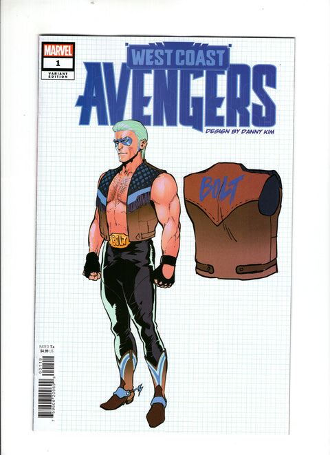 The West Coast Avengers, Vol. 4 #1 (Cvr K) (2024) 1:10 Kim Design