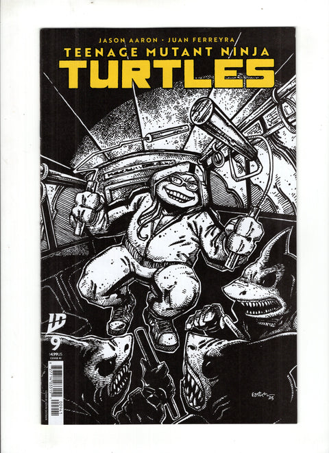 Teenage Mutant Ninja Turtles, Vol. 6 #9 (Cvr D) (2025) 1:10 Kevin Eastman B&W