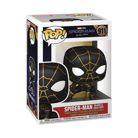 Pop Marvel Spider-Man No Way Home Spider-Man Black&Gold Fig