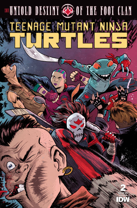 Teenage Mutant Ninja Turtles: The Untold Destiny of the Foot Clan 2 Comic Ariel Medel Variant IDW Publishing 2024
