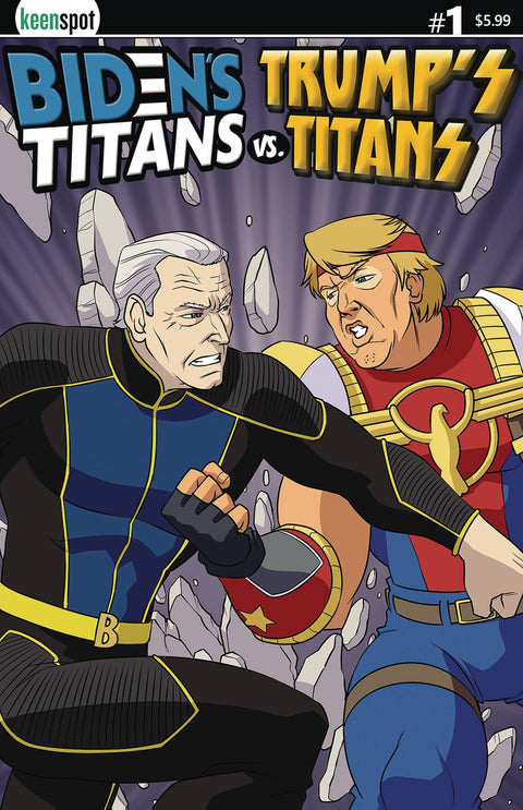 Bidens Titans Vs Trumps Titans 1 Comic Joe vs. Donald Keenspot Entertainment 2024