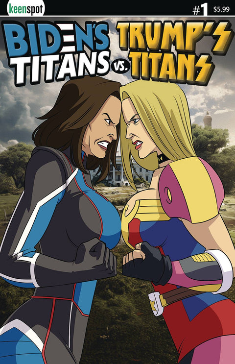 Bidens Titans Vs Trumps Titans 1 Comic Kamala vs. Ivanka Keenspot Entertainment 2024