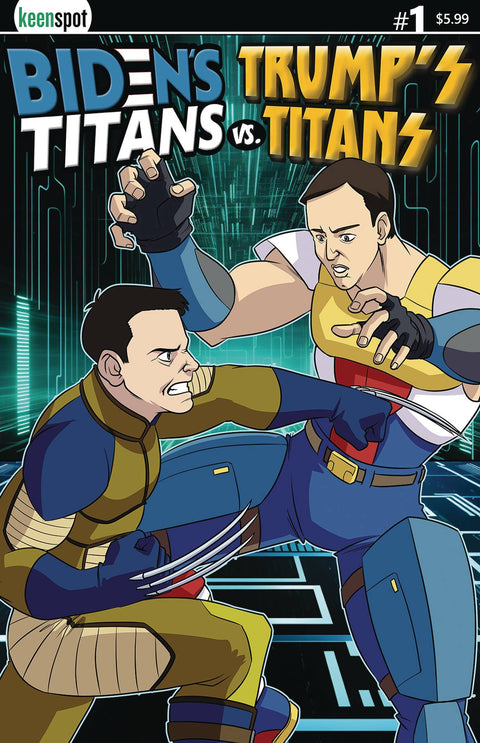 Bidens Titans Vs Trumps Titans 1 Comic Pete vs. Jared Keenspot Entertainment 2024