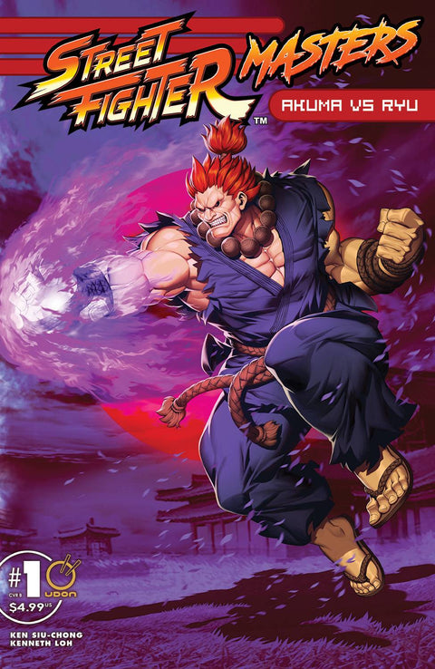 Street Fighter Masters: Akuma vs. Ryu 1 Comic Akuma Variant Udon Comics 2024