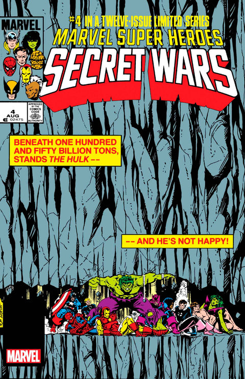 Marvel Super Heroes Secret Wars 4 Comic Facsimile Marvel Comics 2024