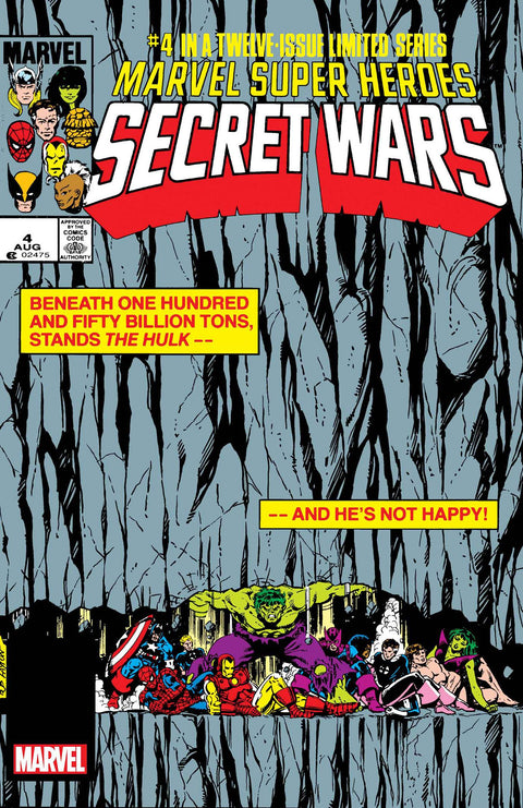 Marvel Super Heroes Secret Wars 4 Comic Facsimile Foil Edition Marvel Comics 2024