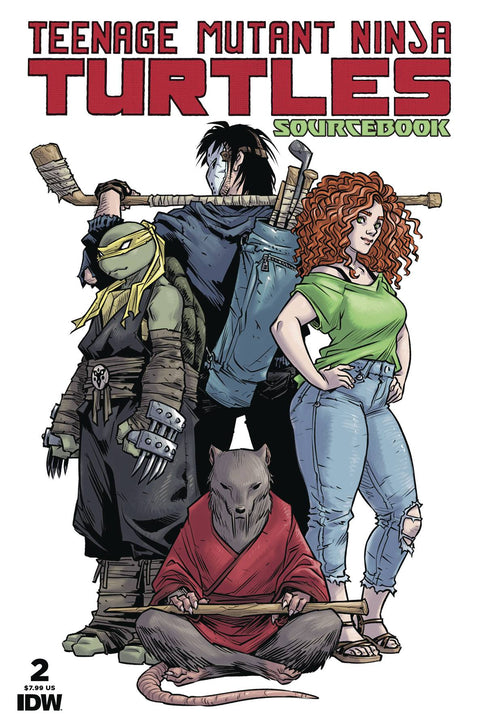 Teenage Mutant Ninja Turtles Sourcebook 2 Comic Mateus Santalouco Regular IDW Publishing 2024