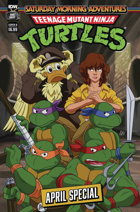 Teenage Mutant Ninja Turtles: Saturday Morning Adventures - April Special 1 Comic Chris Jones Variant IDW Publishing 2024