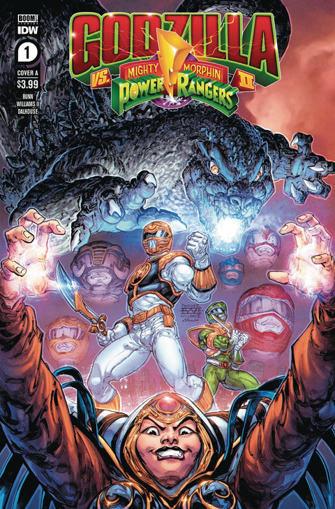 Godzilla vs. Mighty Morphin Power Rangers, Vol. 2 1 Comic Freddie Williams II Regular IDW Publishing 2024