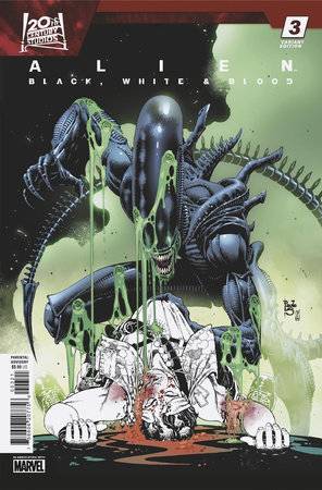 Alien: Black, White & Blood 3 Comic Paulo Siqueria Variant Marvel Comics 2024
