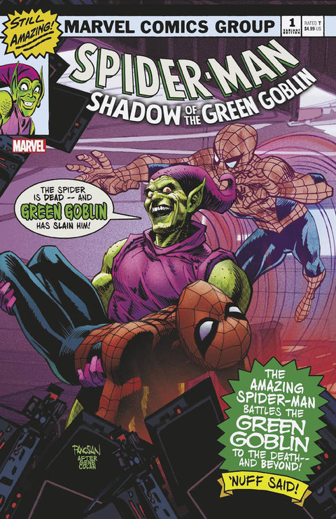 Spider-Man: Shadow of the Green Goblin 1 Comic Dan Panosian Variant Marvel Comics 2024