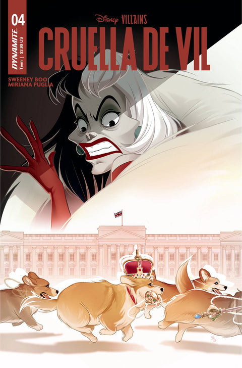 Disney Villains: Cruella De Vil 4 Comic Sweeney Boo Regular Dynamite Entertainment 2024