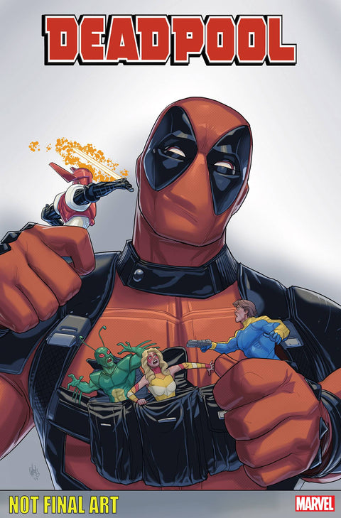 Deadpool, Vol. 9 1 Comic Pete Woods Micronauts Variant Marvel Comics 2024