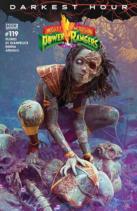 Mighty Morphin Power Rangers, Vol. 2 (Boom! Studios) 119 Comic Björn Barends Zombie Variant Boom! Studios 2024