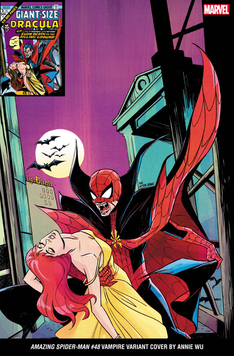 The Amazing Spider-Man, Vol. 6 48 Comic Annie Wu Vampire Variant Marvel Comics 2024