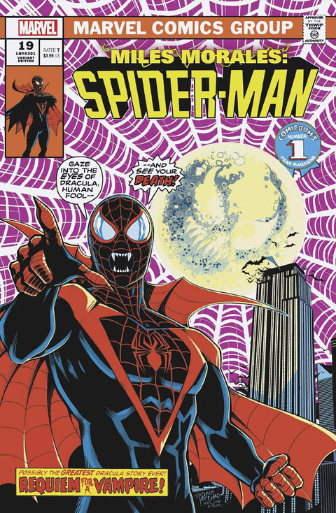 Miles Morales: Spider-Man, Vol. 2 19 Comic Luciano Vecchio Variant Marvel Comics 2024