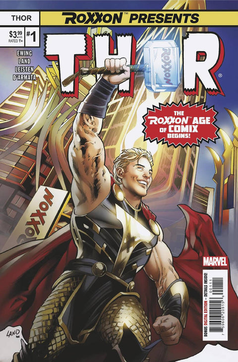 Roxxon Presents: Thor 1 Comic Greg Land Regular Marvel Comics 2024