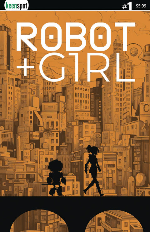 Robot + Girl #1 (Cvr B) (2024) Mike White Variant