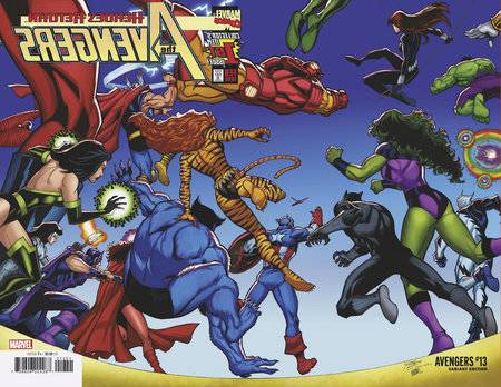 Avengers, Vol. 9 13 Comic Ron Lim Wraparound Variant Marvel Comics 2024