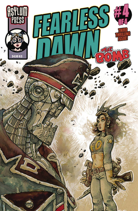 Fearless Dawn: The Bomb 4 Comic Steve Mannion Asylum Press 2024