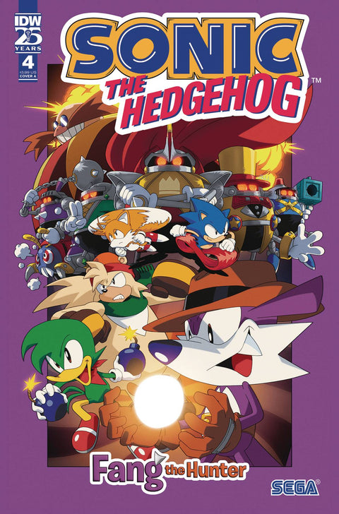Sonic The Hedgehog: Fang the Hunter 4 Comic Aaron Hammerstrom Regular IDW Publishing 2024