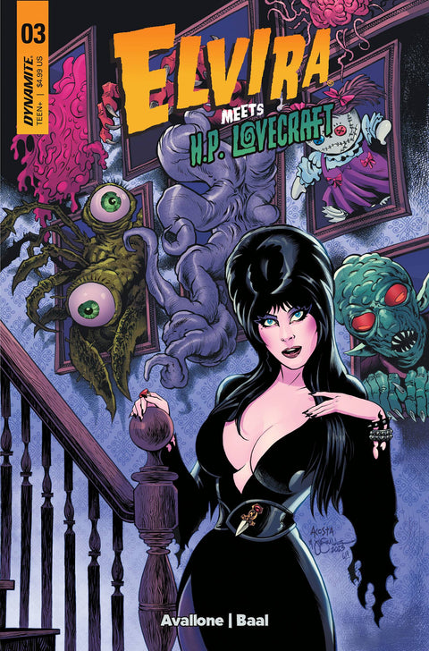 Elvira Meets H.P. Lovecraft 3 Comic Dave Acosta Regular Dynamite Entertainment 2024